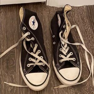 Black high top Converse All Stars